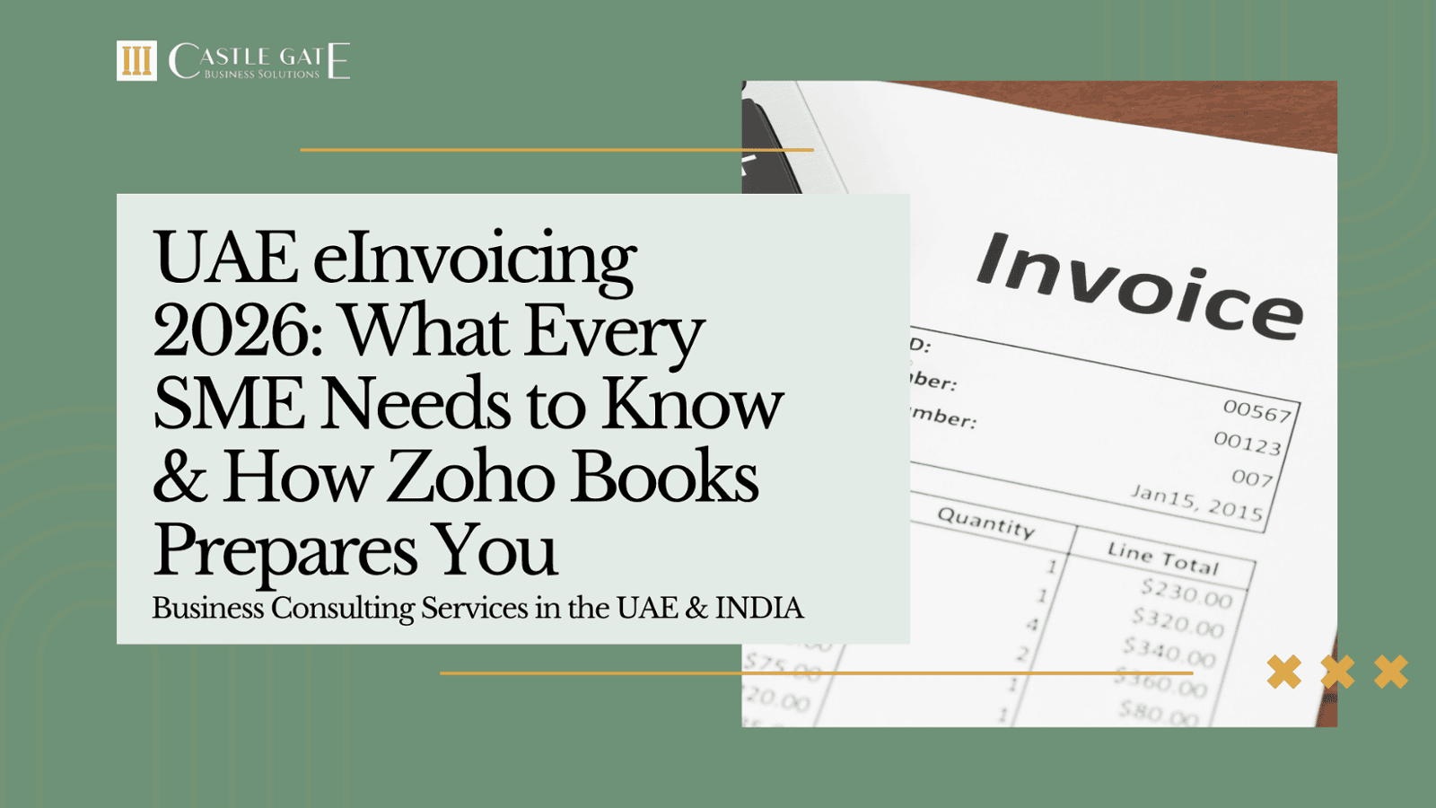 UAE eInvoicing 2026: What Every SME Needs to Know and How Zoho Books Prepares You