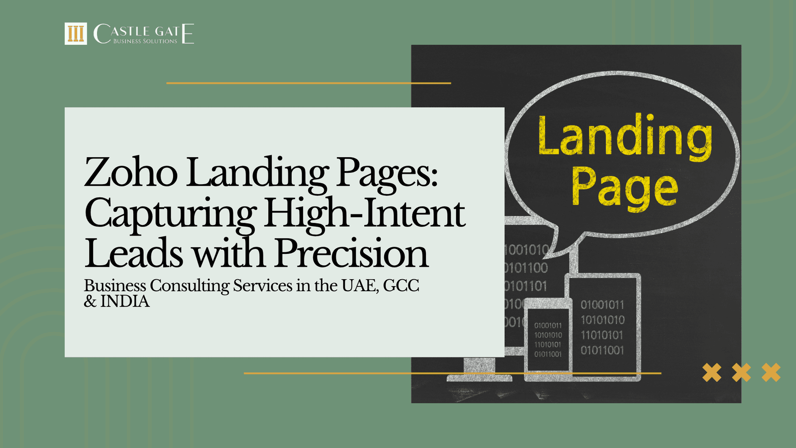 Zoho Landing Pages: Capturing High-Intent Leads with Precision